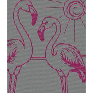 Using grey yarn for the background