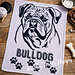 English Bulldog Blanket pattern 