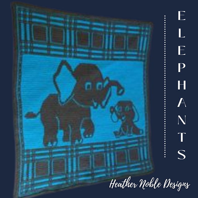 Ravelry Elephant Blanket 2 pattern by Heather Noble