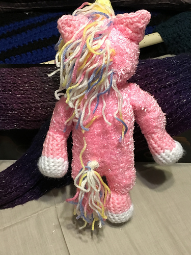 Fuzzy Sock Unicorn/Horse photo 2