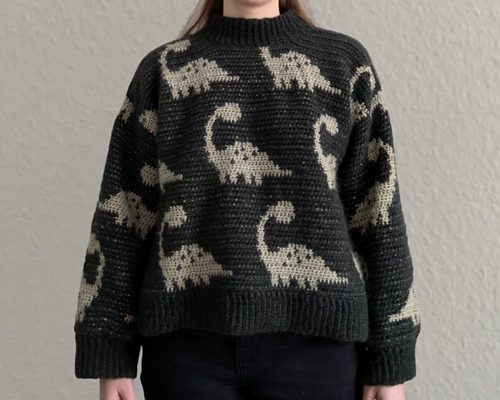 Ravelry: Jonas Dinosaur Sweater pattern by hedvig and ingrid