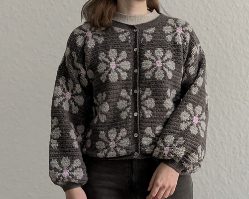 Ravelry: Nora Flower Cardigan pattern by hedvig and ingrid