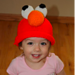 Elmo Hat (with alterations for cookie monster) pattern 