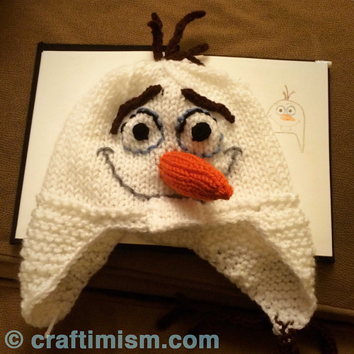 Ravelry: Olaf Knit Hat pattern by Heidi Arjes