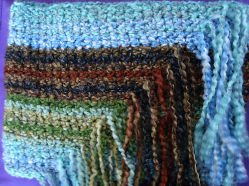 Diagonal Fringed Neckwarmer photo 5
