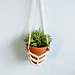 Chevron Hanging Planter pattern 