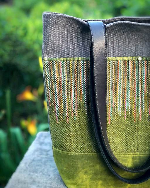 noodlehead wool and wax tote