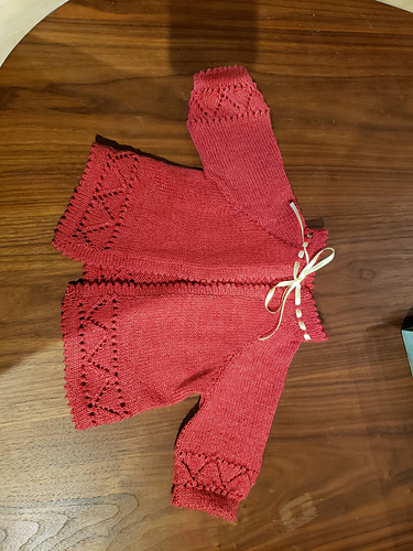 Knitted Eyelet Set For 3 Months photo 4