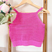 Summer Mesh Tank Top pattern