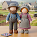 Amish plain folk dolls pattern
