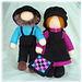 Amish plain folk dolls pattern 