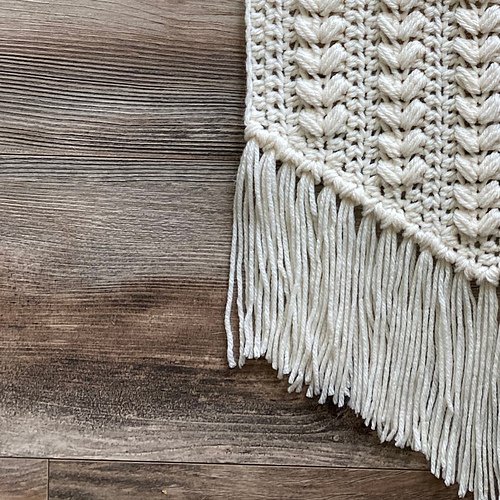 Ravelry Wheat Heart Wall Hanging pattern by High Desert Yarn