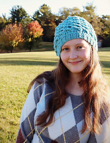 Diagonal Waffle Beanie