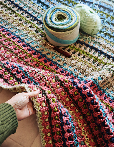 Water Garden Afghan