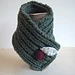 Fisherman's Rib Neck Warmers pattern 