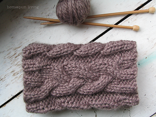 chunky cabled boot cuffs photo 1