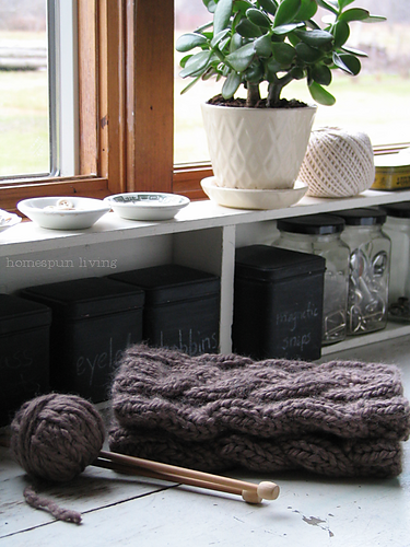 chunky cabled boot cuffs photo 2