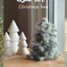 Mini Snow Bobble &Silk Tier Christmas Tree