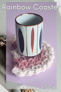 Rainbow Coffee Coaster
