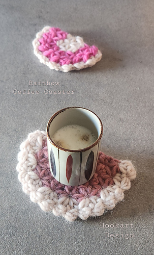 Rainbow Coffee Coaster