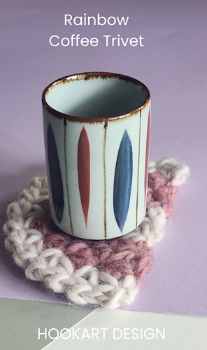 Rainbow Coffee Trivet