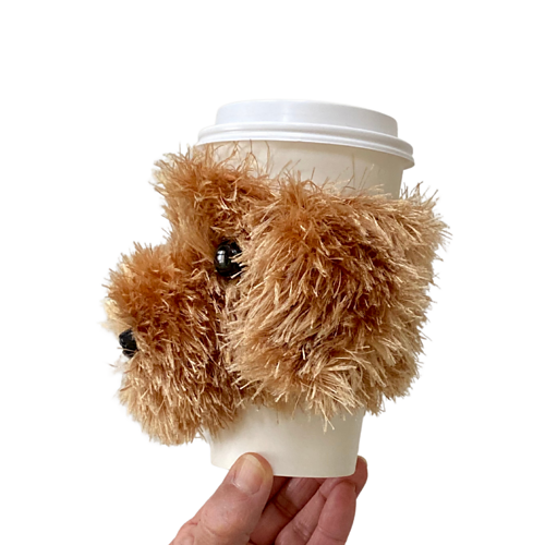 Mini Goldendoodle Cup Sleeve - Hooked by Angel