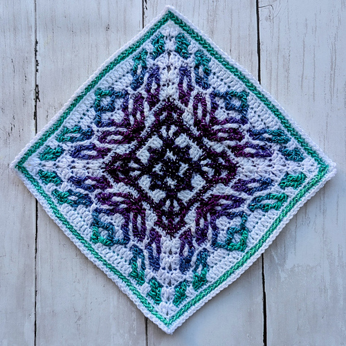 Blooming Dusk Mosaic Square photo 12