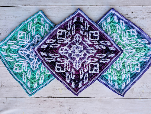 Blooming Dusk Mosaic Square photo 9