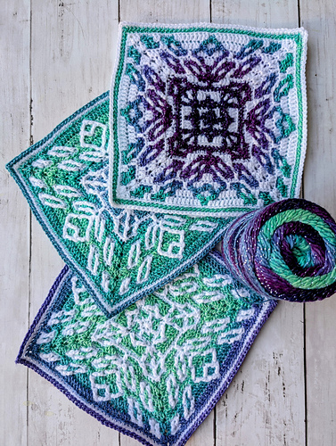Blooming Dusk Mosaic Square photo 8