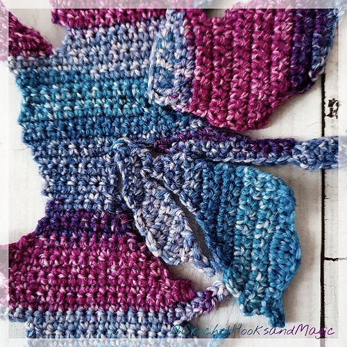 Ravelry Dancing Fairy Applique pattern by Crochet Hooks and Magic