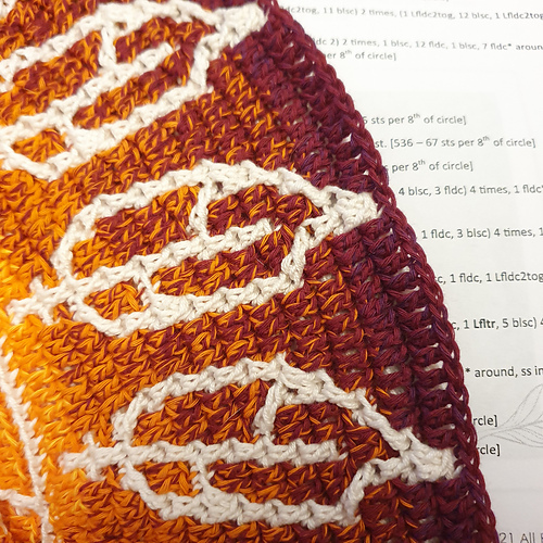 Ravelry Mosaic Feathers pattern by Crochet Hooks and Magic