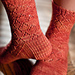 Rosa rubiginosa Socks pattern 