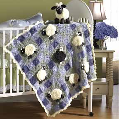 Ravelry Black Sheep Blanket pattern by Deb D'Zio