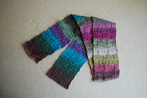 Banded Blocks Scarf photo 3