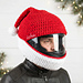 santa helmet cover pattern