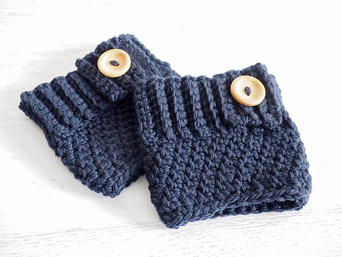 Even Moss Stitch Boot Cuff photo 1
