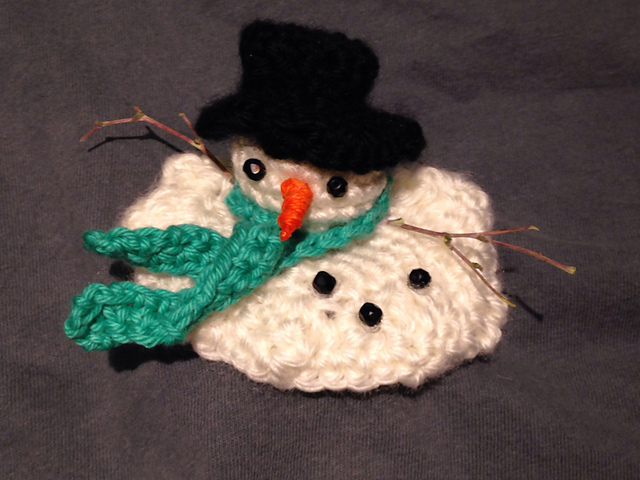 Ravelry: Snowman and Melting Snowman pattern by Mad Crochet Scientist