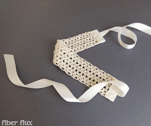 Bamboo Lace Headband and Necklace photo 1