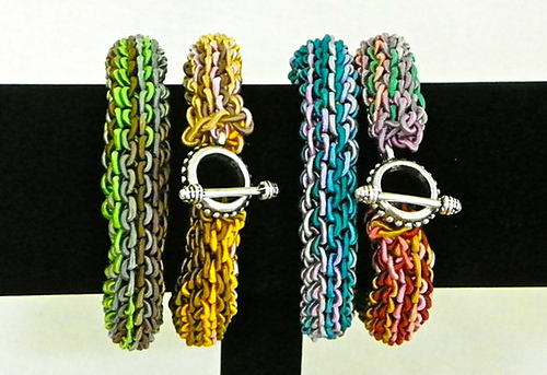 Fiber Bling Knit Bracelet photo 1