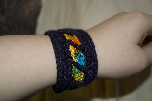 Quick and easy crochet bracelet photo 4