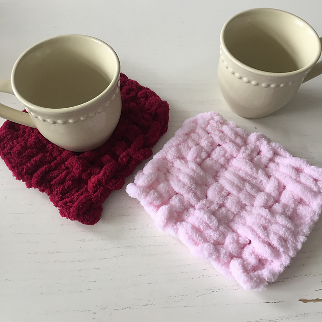 Ravelry So Squared Mug Rugs pattern by I Love My Blanket