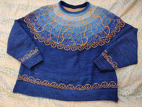 Strange Depths Sweater Yoke