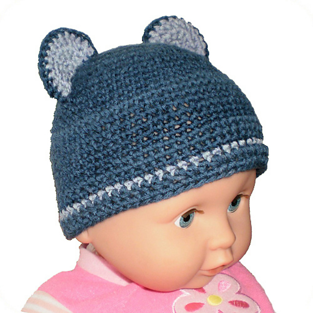 Ravelry: Little Bear Baby Hat pattern 