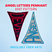 ANGEL LETTERS PENNANT pattern