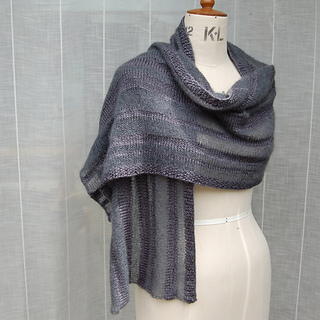 Ravelry: Winter Shadows wrap pattern by Louise Zass-Bangham