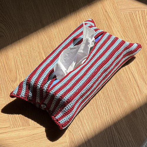 Sunday Stripes Tissue Cover