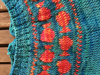 Gold Contrast Wool-Blend Goldfish Sweater