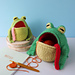 Hugo The Hungry Frog pattern 
