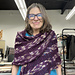Starry Crescent Shawl pattern 