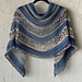 Rainbow Clouds Shawl pattern